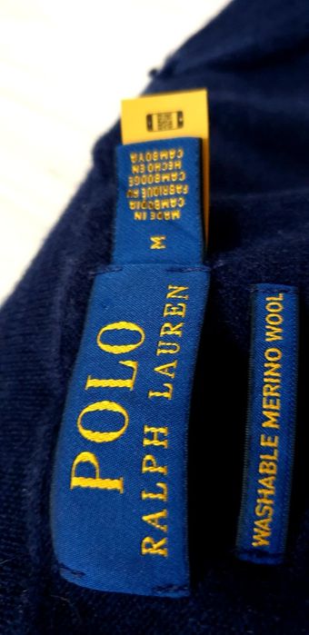 POLO Ralph Lauren Merino Wool / POLO / M  ОРИГИНАЛ! Мъжки Пуловер Поло