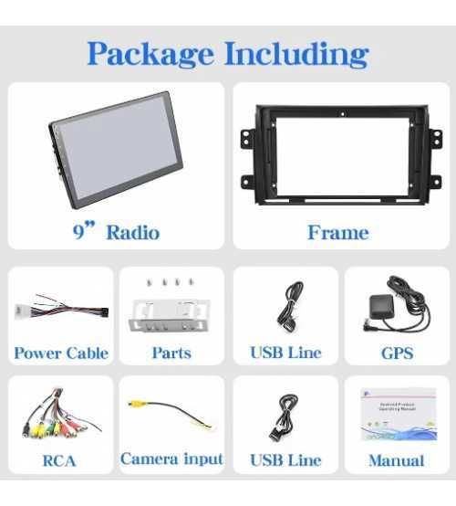 dvd auto Suzuki SX4 2005-2014 cu Android 11, 2GB RAM 32 GB