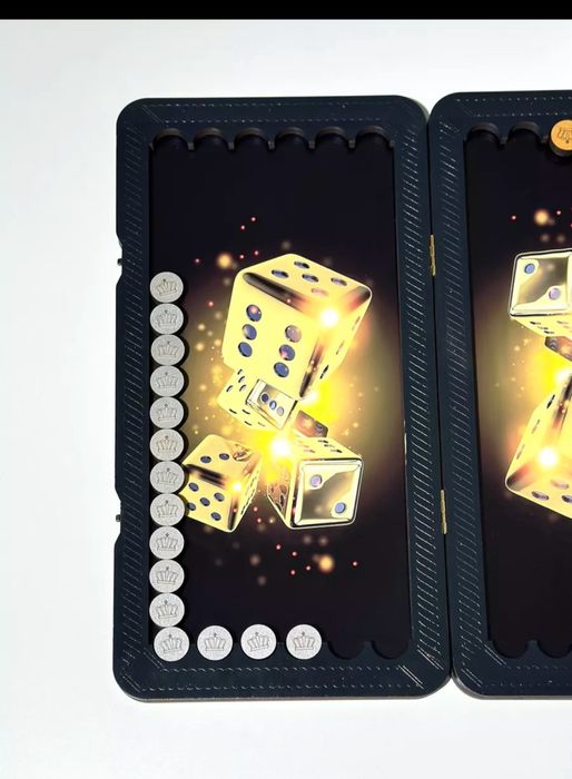 Нарды стекло + дерево