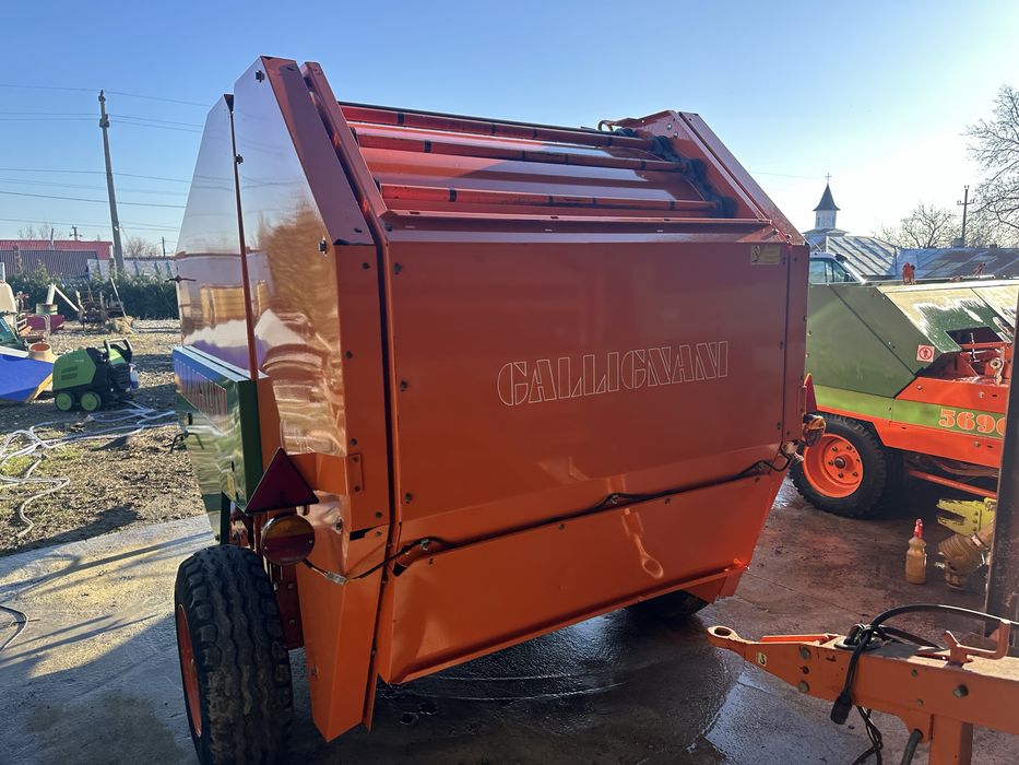 Presa Balotiera baloti rotunzi 130x120 Gallignani pe Lant sistem Krone