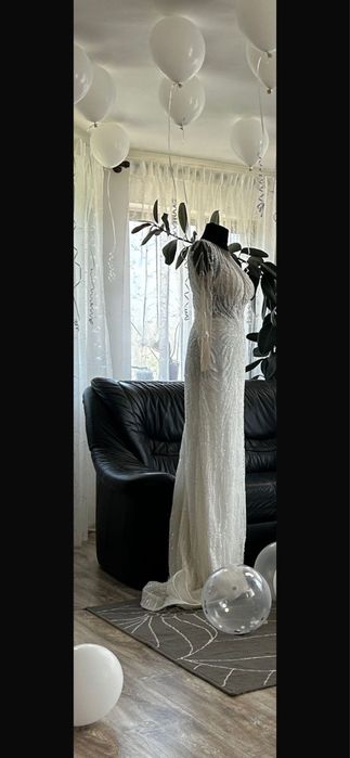 Rochie mireasă, model sirenă, impecabilă!