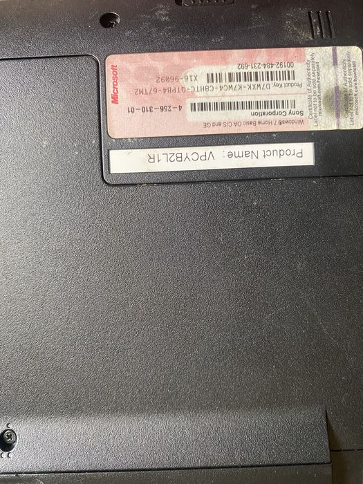 Продам ноутбук vaio sony