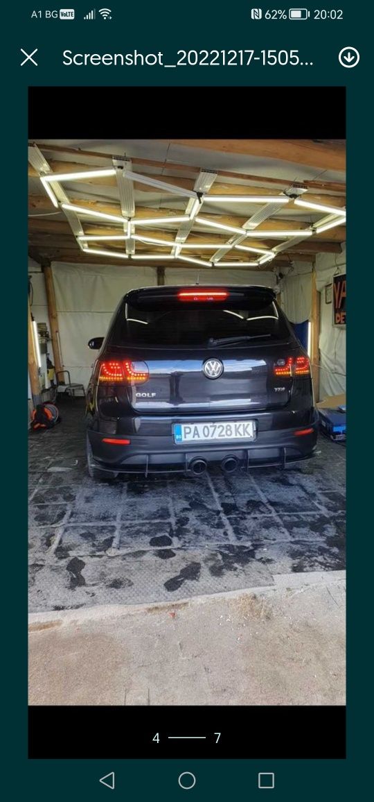 Стопове ГОЛФ 5 Лед затъмнени опушени VW GOLF LED Тунинг с. Нови хан ...