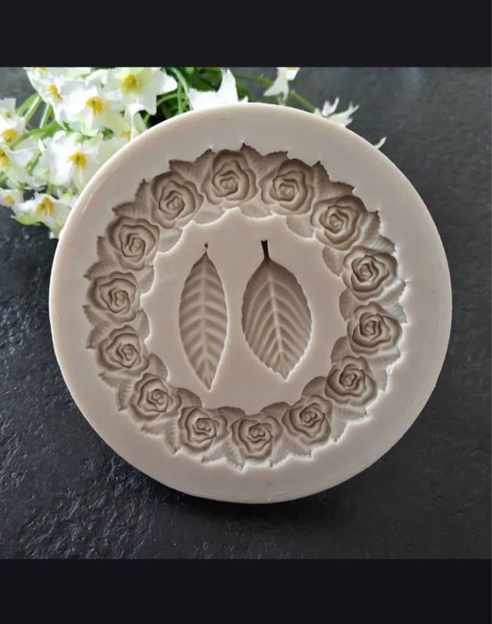 силиконовая формочка розы