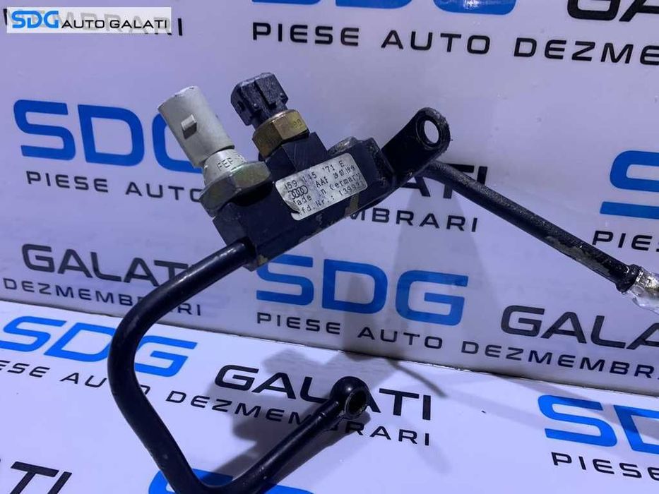 Teava Conducta cu Senzor Alimentare Ulei Turbo Turbina Turbosuflanta Audi A4 B5 2.5TDI V6 AFB AKN 1998 - 2001 Cod 059145771E [D0739]