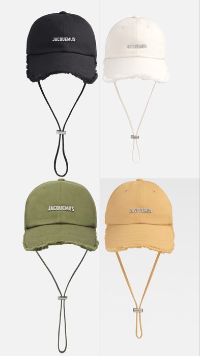 Jacquemus шапка, различни модели