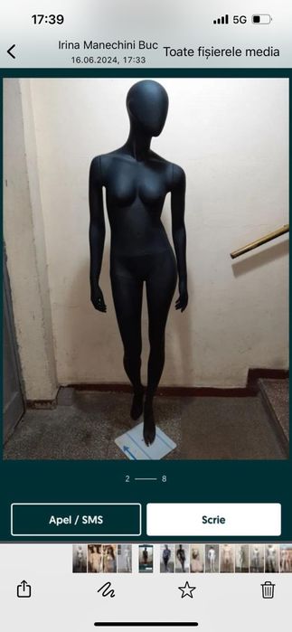 Vând manechine si diverse din fibră de sticla