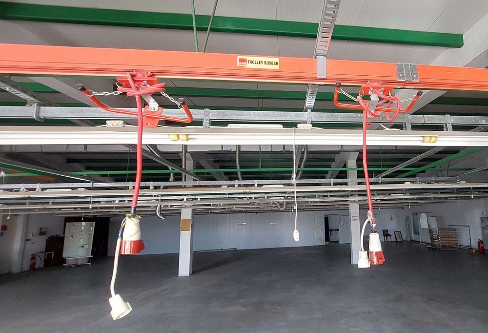 Busbar KAP 0404 трифазна шинна система 140 м + trolley линия