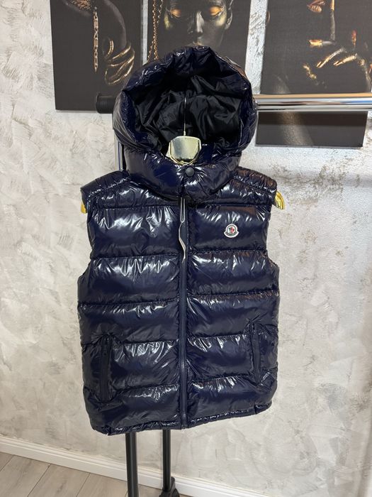 Vesta Barbati M0NCLER Albastru Indigo Lucios!