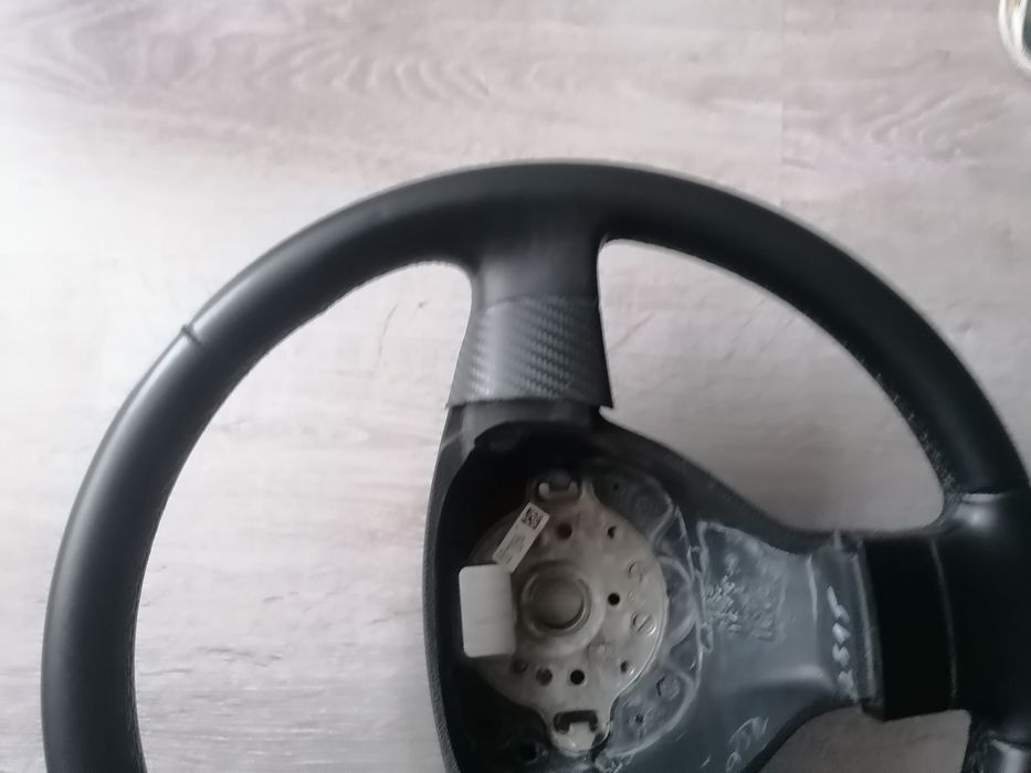Volan piele Volkswagen Passat B6 Jetta Touran Caddy Golf 5