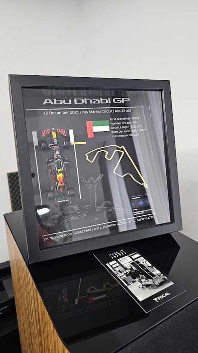 Tablou masina Formula 1 RedBull Racing Model RB16b Bburago