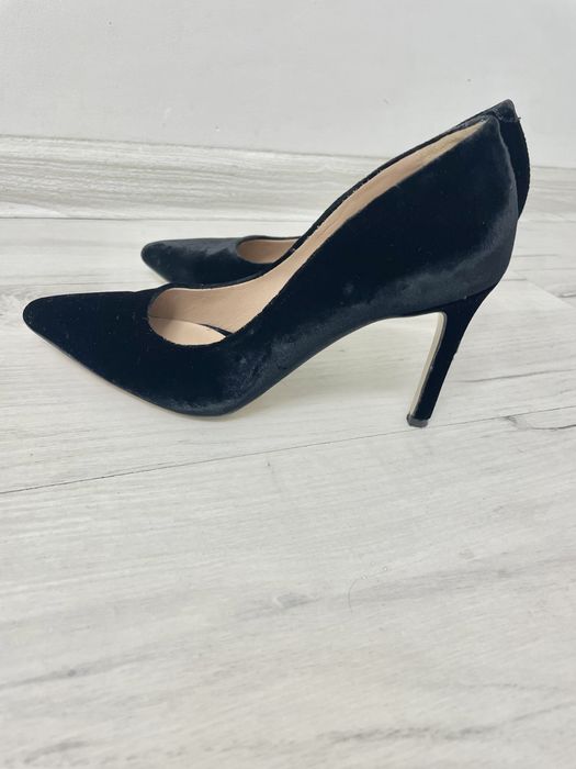 Туфли черные велюр Perfect Pairs