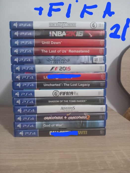 Jocuri ps4 50 de lei fiecare(cateva exceptii)