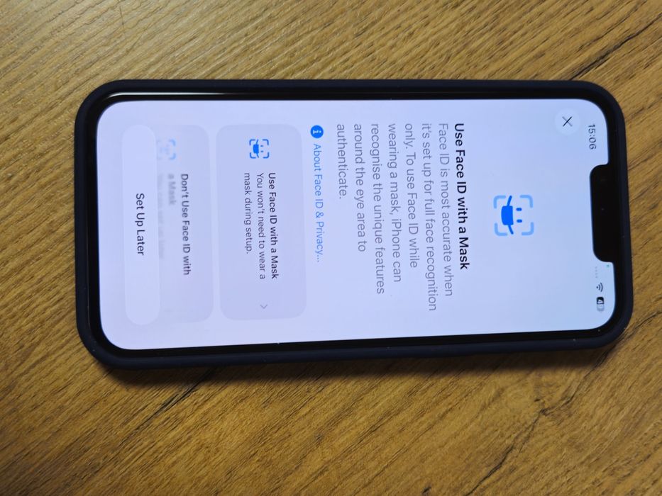 iPhone 14 Blue 128gb aspect impecabil Folie +Husa Noua