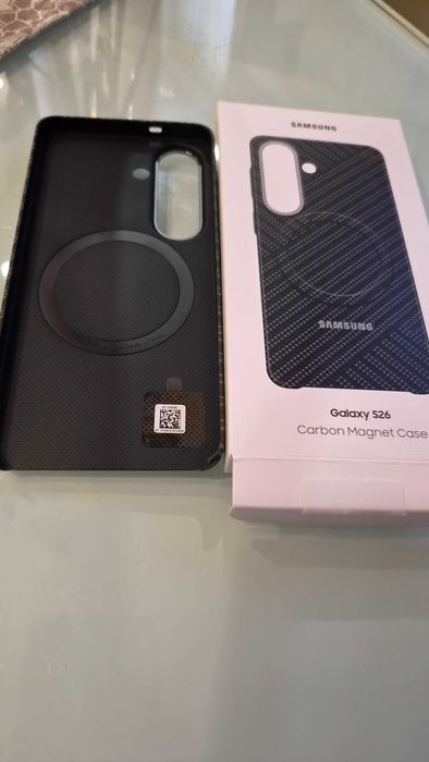 Samsung S26 калъф карбон/ Carbon magnet case