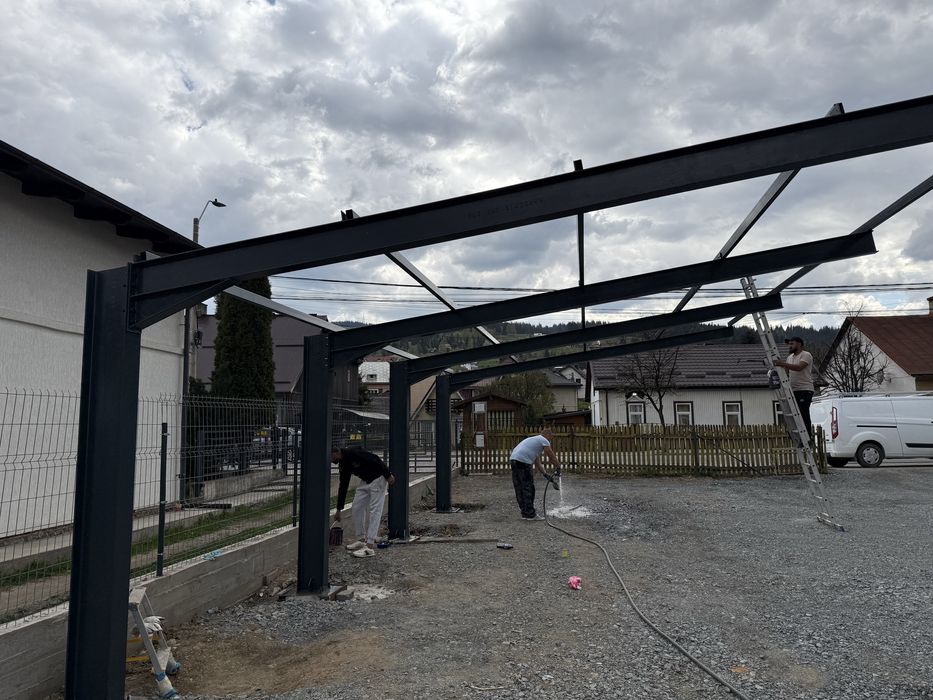 Structura metalica carport auto