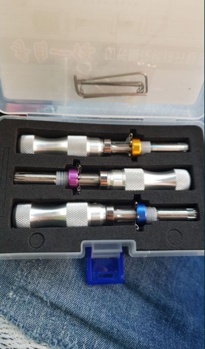 Set 3 tubulare deschidere butuc lacate seif dulap cheie usa pontoarca