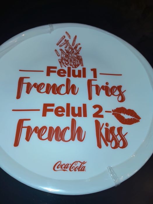 Coca-Cola set farfurii/ French Fries