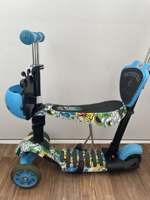 Десткий самокат трансформер