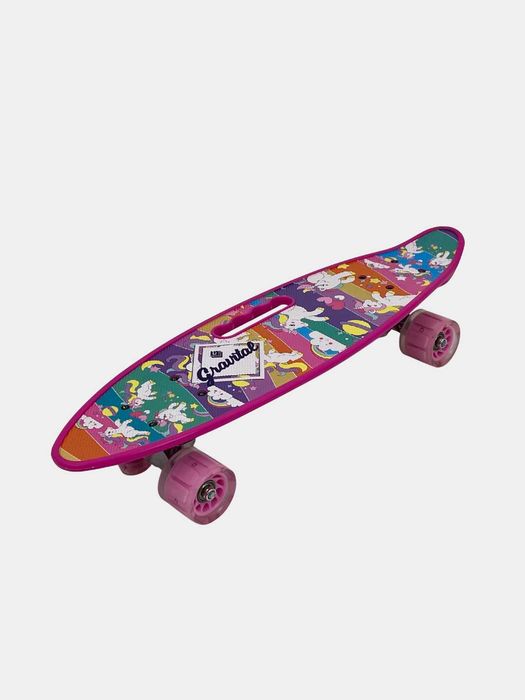 Скейтборд Пениборд (Penny Board) — Светящиеся гелевые колеса