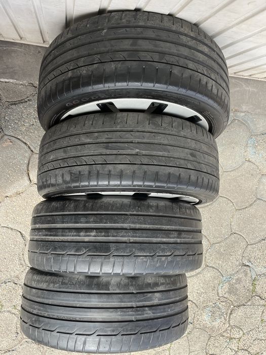 Jante aliaj 5x112mm, anvelope vara 225/40 R18, VW Golf 5/6/7/8, Touran, Eos, Jetta