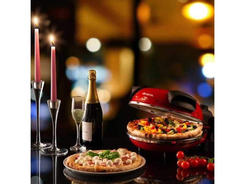Електрическа Фурна за Пица с Каменна Плоча Ariete Pizzamaker, Червена