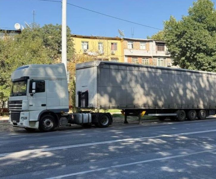 DAF 95XF460 EURO 3 + KRONE прицеп мега Сотилади