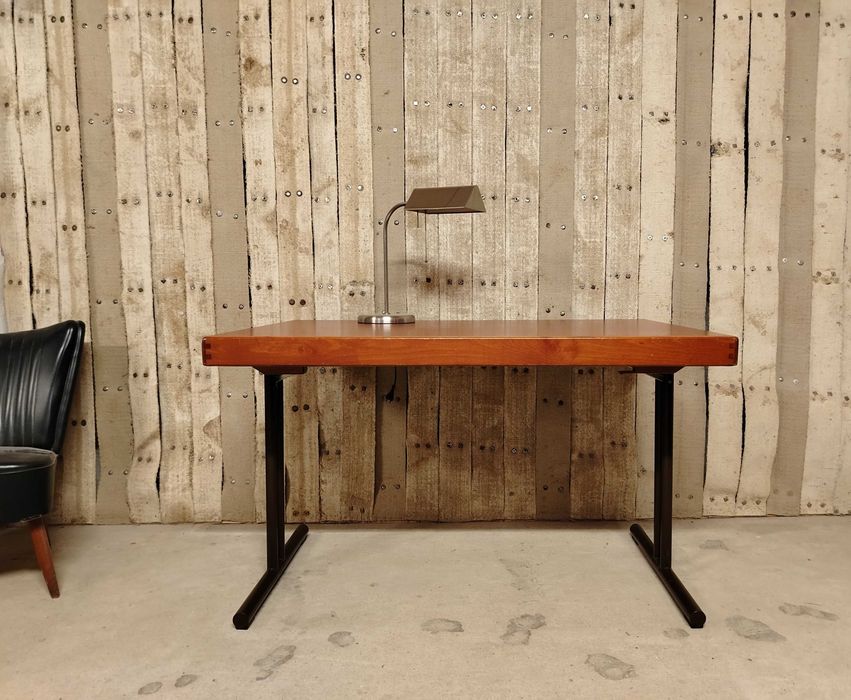 Masa veche stil Mid-Century pliabila (birou arhitect), Germania