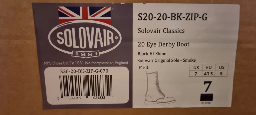 Bocanci din piele Solovair