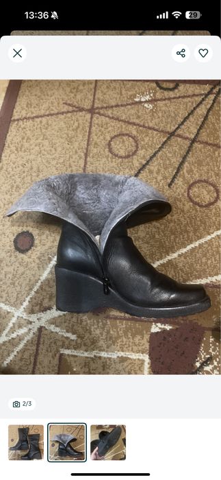 Сапоги кожаные продам