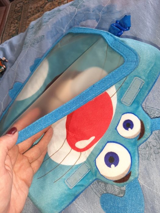 Сумка подушка детская с карманом
