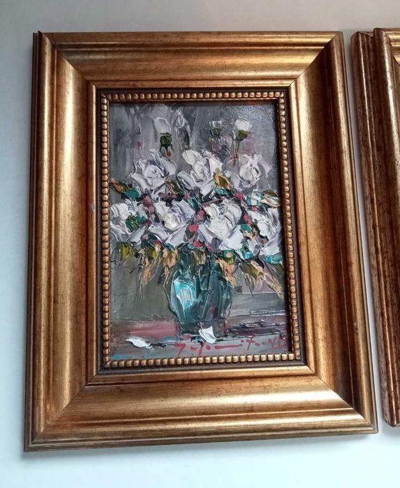 Tablou, Pictura in cuțit ,pictor Ion Ialomiteanu, de colectie , rar