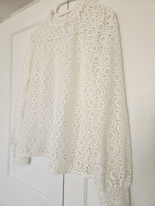 Дантелена блуза H&M