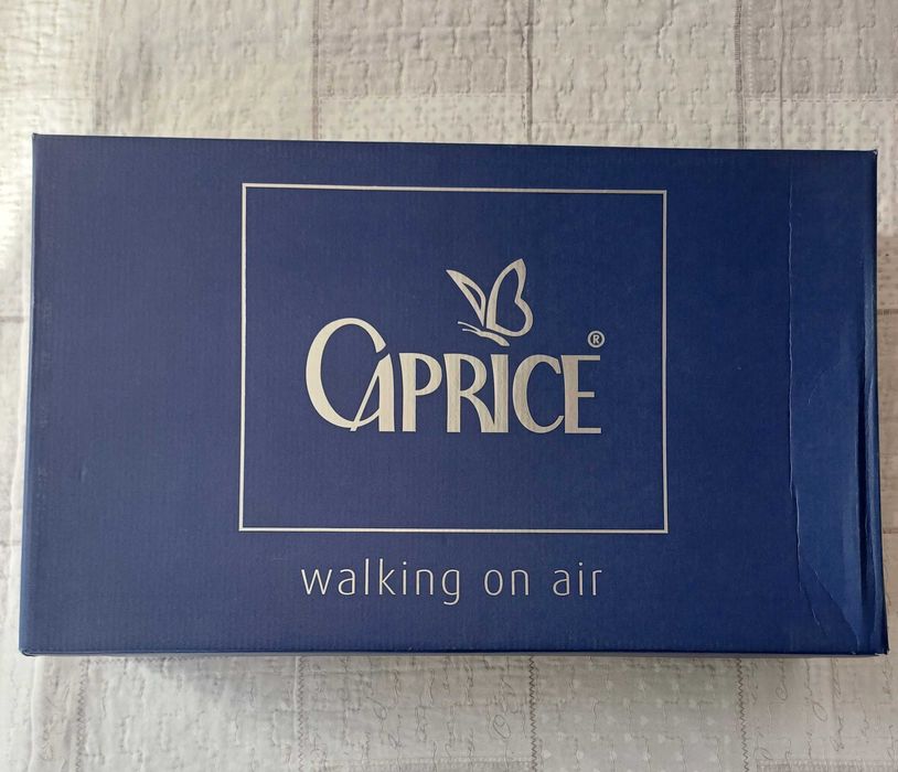 Ботуши Caprice,  сини ,естествена кожа, размер 4 1/2