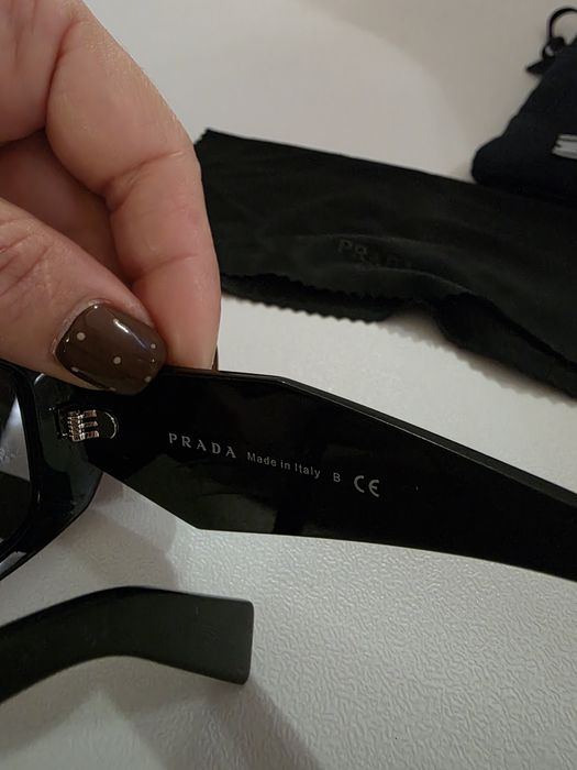 Оригинални очила Prada PR 17W 1AB5S0 - Black