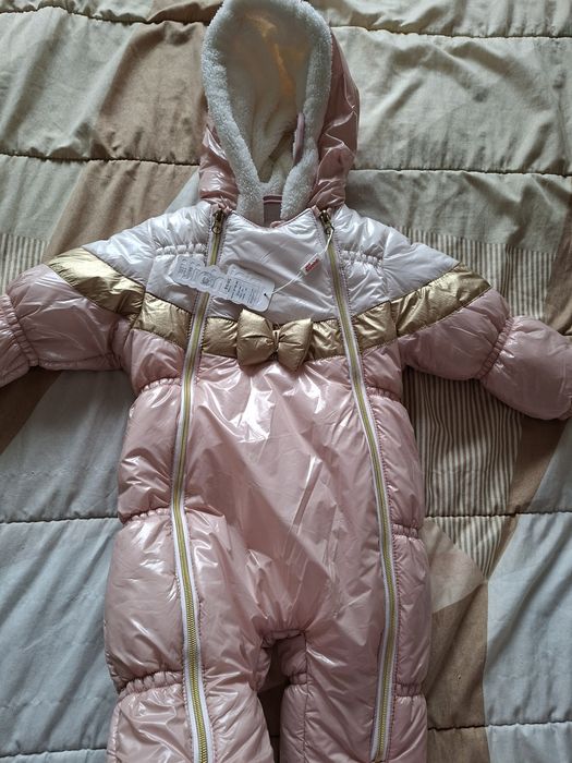 НОВ Космонафт за момиче Mini Bombili, размер 74  ( 6 - 9 месеца).