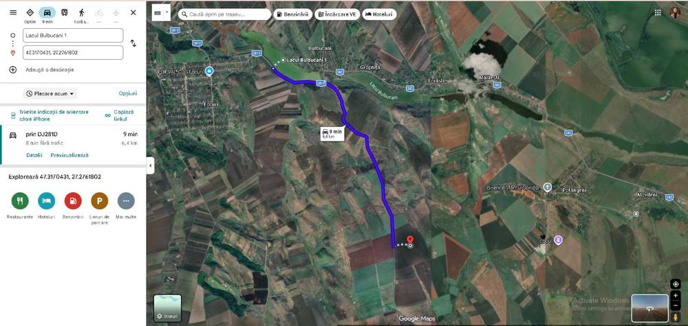 Vand Teren Extravilan Gropnita Lacul Bulbucani