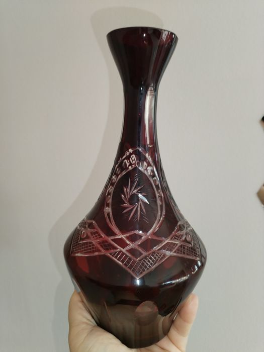 Кристален сет с гарафа и чаши