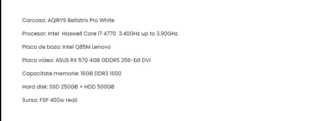 Vând Calculator Gaming