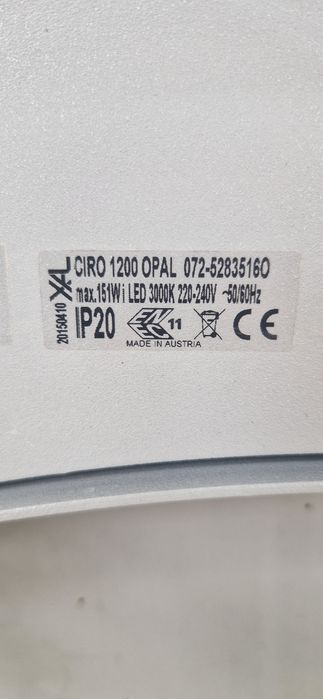 Vând/Schimb lampa led ciro 1200 opal