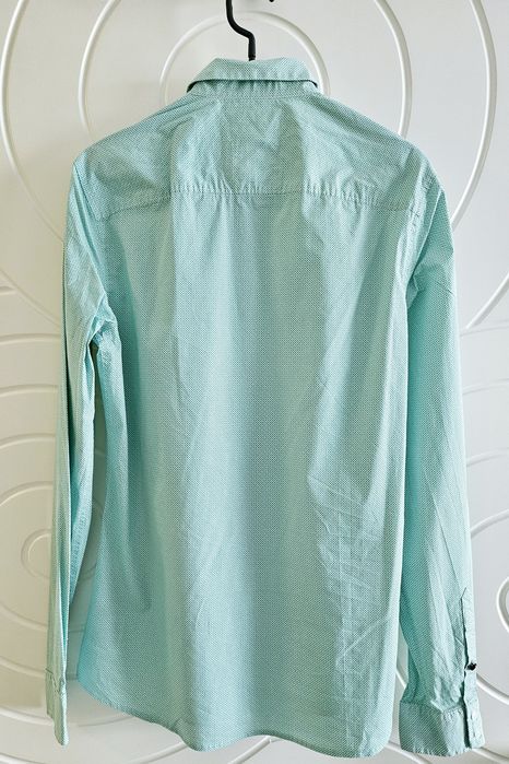 Синьо-зелена риза "Guess: