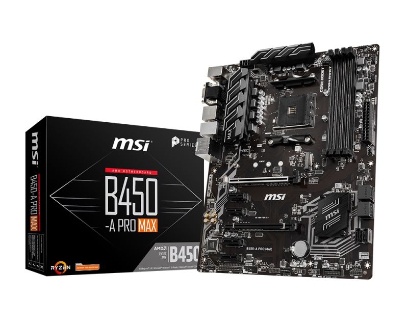 Материнская плата MSI B450 A PRO MAX