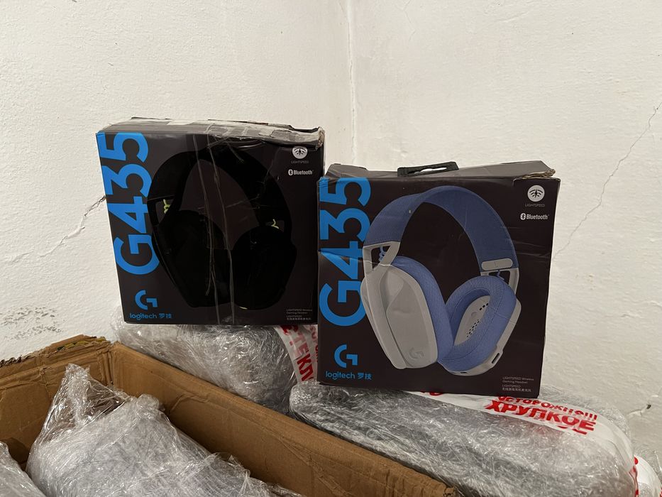 G435 Наушники, товар новый, не использован. Испорчена коробка