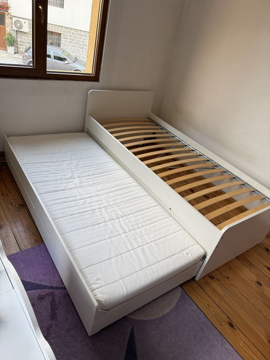 Детско легло Ikea 2 местно 105/200см с матрак