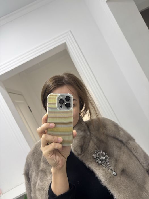 Шуба цвет колотый лед