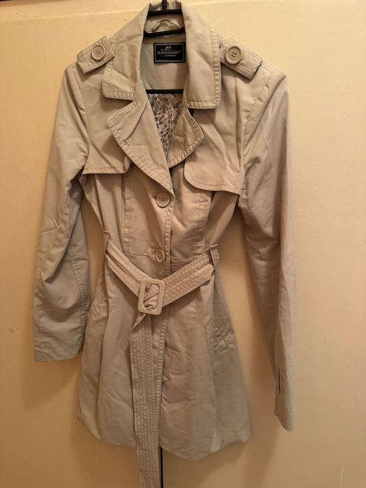 Шлифер/тренч бежов