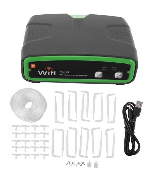 Комплект за автоматично капково напояване за 20 саксии, DIY WiFi