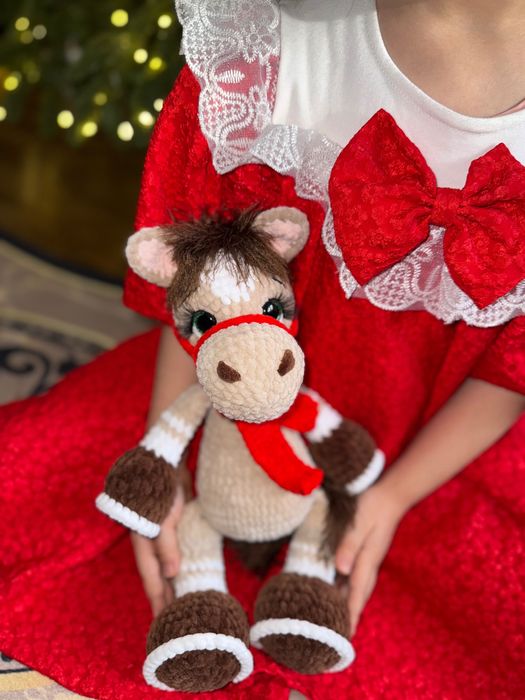 Мягкая игрушка, лошадка