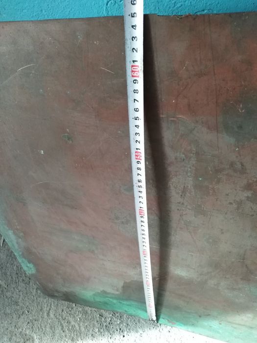 Медь лист 65х60 см