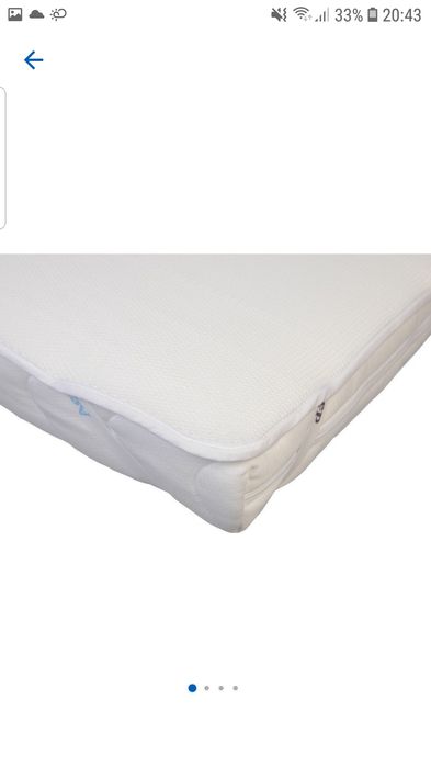 Protecție saltea bebe AeroSleep 120x60cm impermeabila!